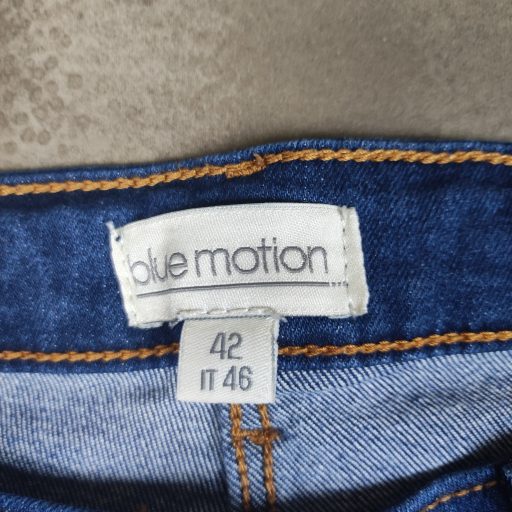 Blue Motion díszített női skinny farmer – kék, 42 / IT 46